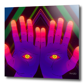 Psychedelic Energy Hands 2 (GIF)