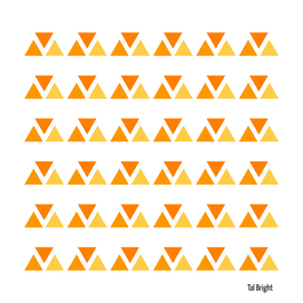 Triangles - geometric pattern - orange