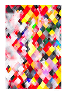 colorful geometric square pixel pattern abstract