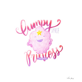 Lumpy Space Princess Lettering