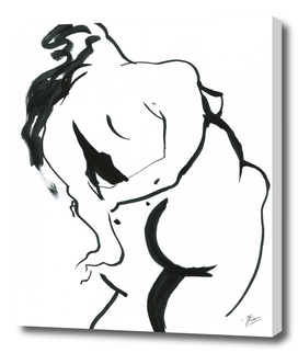Body. Female silhouette.