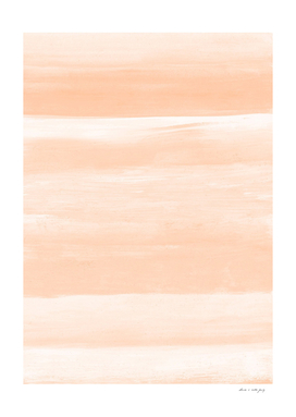 Soft Orange Watercolor Abstract Minimalism #1 #minimal