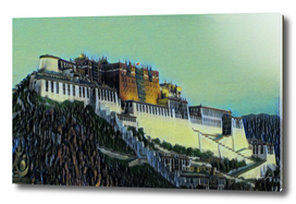 China Potala Palace Artistic Illustration Swamp Style