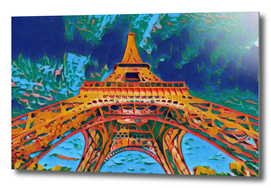 France Tour Eiffel Artistic Illustration Bipolar Pain