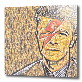 David Bowie Ziggy Stardust Style Artistic Illustratio
