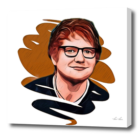 Ed Sheeran Glasses Sketch Lovely Dude Bar Bro
