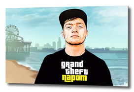 Grand Theft Napom Beatbox Monster Thug Life Hat