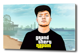 Grand Theft Napom Beatbox Monster Thug Life Hat