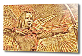 Hunger Games Katniss Artistic Illustration Matches St