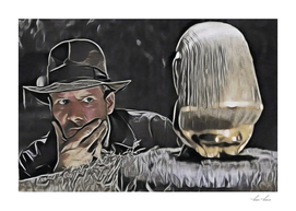 Indiana Jones Surprised Mistery Damned Hidden Treasur