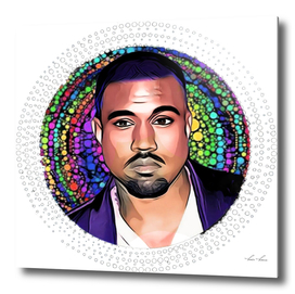 Kanye West Chic Art Effect Man Complete Circle