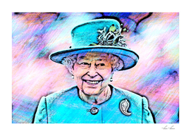 Queen Elizabeth II Artistic Illustration Fairy Style