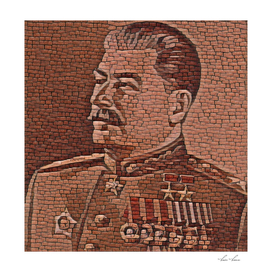 Stalin Artistic Illustration Wall Style