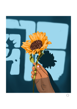 Sunflower Still Life | Flower Hand Painting | Sunny Day