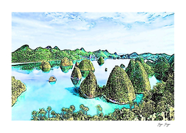 Raja Ampat Islands generous luxuriant furnished place
