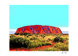 The Red Centre gta-like setting arid dry steppe