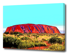 The Red Centre gta-like setting arid dry steppe