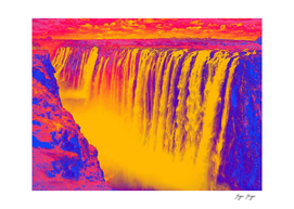 Victoria Falls polar reversal free endless lens panor