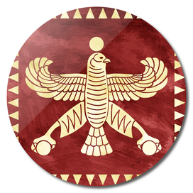 Achaemenid Flag Empire Epic Purpura Historic Eagle Cr