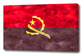 Angola Flag Restored Material Used 4k Machete Engine