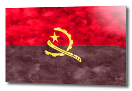 Angola Flag Restored Material Used 4k Machete Engine