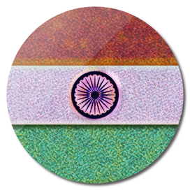 India Flag Terrain Wheel National Symbol Idea Now