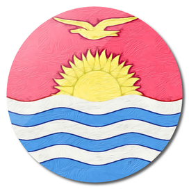 Kiribati Flag Tradition Sun Ocean Bird Fly Light
