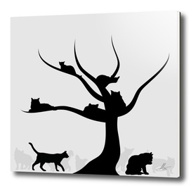 Tree of cats