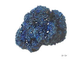 Azurite Deep-blue Copper Weathering Deposits Chessylite