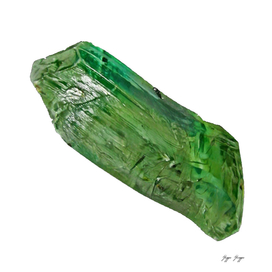 Hiddenite Pale Emerald Green Variety Spodumene