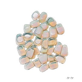 Opalite Trade Name Opalescent Opal Glass Argenon Moonstone