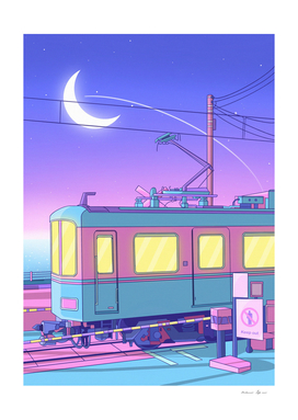 Train Sunset