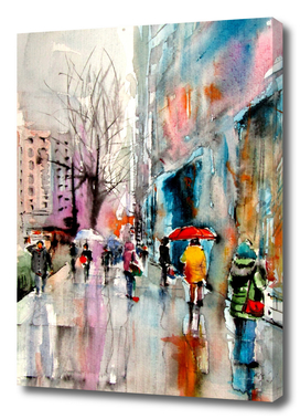 rainy street II