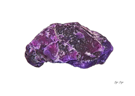 Sugilite Relatively Rare Pink Purple Cyclosilicate Mineral