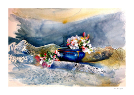 still life with flowering branch II
