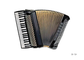 Accordion Box-shaped Bellows-driven Aerophone Squeeze