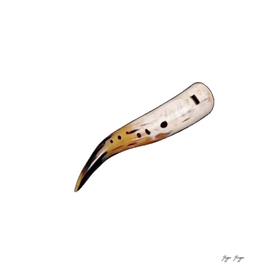 Gemshorn Ocarina Chamois Suitable German Horn Bone Ro