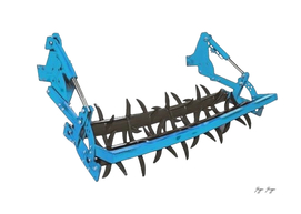 Agriculture subsoiler tractor-mounted farm implement