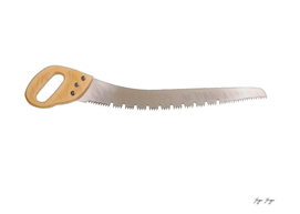 Pruning Saw Cutting Lumber Curved Profile Stainless S