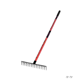Rake Object Broom Outside Toothed Transversely Handle