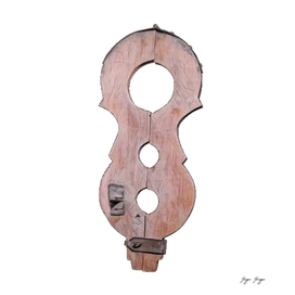 Shrew’s Fiddle Neck Violin Yoke Pillory Wrists Bound