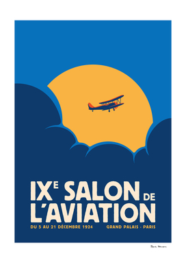 Salon de l'aviation (blue)