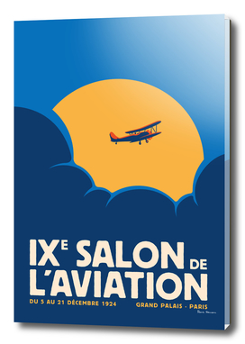 Salon de l'aviation (blue)