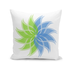 Green and Blue Duality Flower