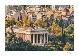Athens Aerial View Landscape Photo