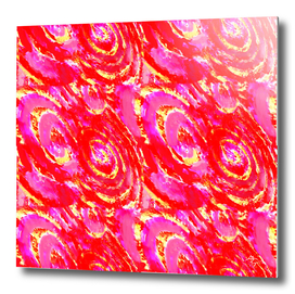 spiral raspberry sorbet, yellow, red, spiral-eight