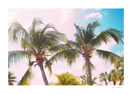 Caribbean Palm Trees Beach Vibes #1 #tropical #wall #decor
