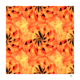 burnt coral, warm, orange, wheel, monochrome, minimalism,