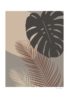 Minimal Monstera Palm Finesse #12 #tropical #decor #art