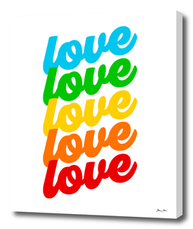 Rainbow Love - Pride month